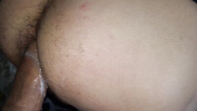 Slut fucking in cum from a hot fuck .