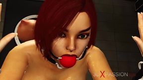 A Young Sexy Busty Hottie Has Anal Sex With Hot Shemale In Isolation Chambers - Car Toon