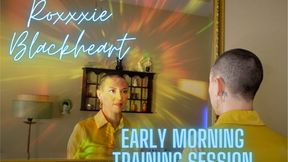 Roxxxie Blackheart Early Morning Training Session HD 1080p MP4