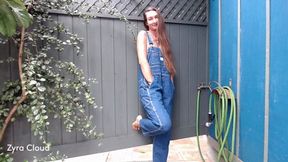 Overalls Show Off + Masturbation