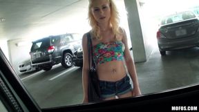 Stranded Teens - Blonde Stacie Andrews Pays for Lift with Tight Pussy