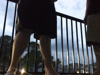 Bang and Suck on the Back Porch During Stormy Weather