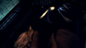 He started out in her ass with just a finger but slowly worked his entire cock deep into