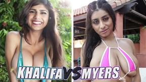 Mia Khalifa vs Violet Myers: Epic Showdown!