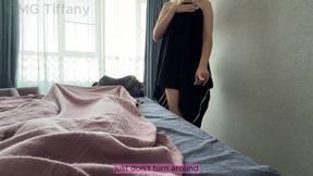 My Stepsister Caught Me Masturbating and Helped Me Cum