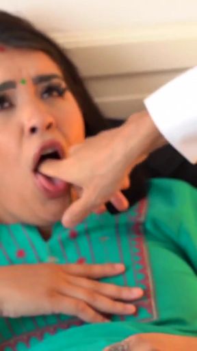 Jaw-dropping moment from &quot;Indian MILF COVID patient fucked by the pervert Doctor&quot;
