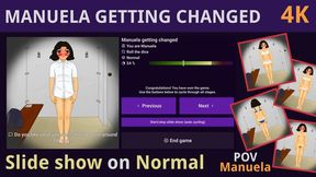 Manuela getting changed (Slide show, Normal, POV: Manuela) - 4K UHD MP4