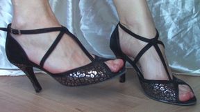 Peep Toe Dance Heels (mkv)