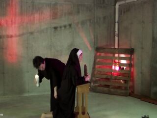 Illicit Longing For Nasty Nun And Lascivious Priest Leads To Wild Orgasmic Release In Candlelight