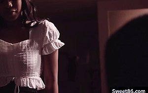 Ebony babe Jenna Foxx scissoring with Angela White
