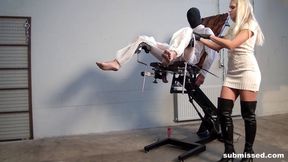 Barra Brass play with 2 big cocks of these bound men