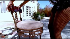 Black threesome with double penetration for ebony babe vanessa monet