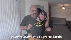 Vampire Levi drains and converts Batgirl 1