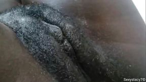 Fat Latina solo action with juicy, meaty pussy