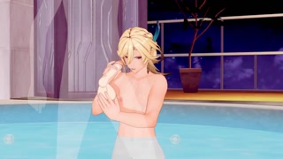 Kaveh gives you a blowjob  (Genshin Impact Hentai Yaoi Animation)