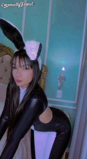 Hot big ass latina EMANUELLY RAQUEL TEASING IN A SEXY YOGA OVERALL