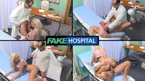 Blonde gets a raunchy doc's dick&#x1F346;-illigence check in a phony ER