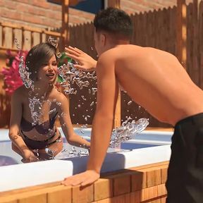 No more cash: a sexy landlady in the backyard ep 45