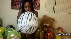 Kasseystarr in Filling The Room With Balloons - FanCentro