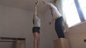 A female manager who humiliates male workers