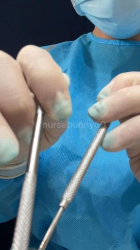 POV Dental Cleaning ASMR in Surgical PPE from Blue Scrubs