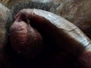 COCK THROBBING, OOZING PRECUM, FINGERING