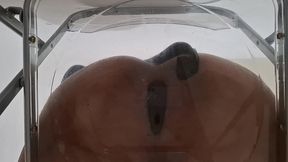 full version: pov dirty talk fat ass femboy raven facesitting and anal creampie after riding dildo through transparent chair