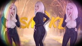 Smoke that cigarette - ASMR, JOI , CATSUIT