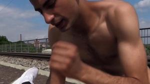 CzechHunter: Hunter POV handjob sex scene
