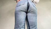Peeing Blue Jeans and Grey Leggings/Compilation #1