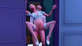 stepfather seduced perverted stepdaughter behind stepmothers back sims me hentai