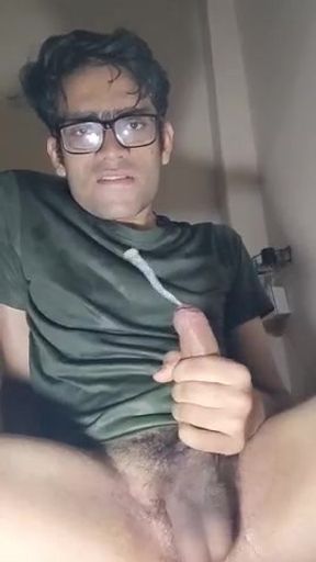 Solo Indian Amateur Boy Jerking off Cumshot