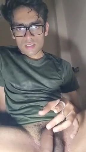Solo Indian Amateur Boy Jerking off Cumshot