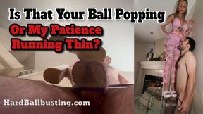 Punished For The Bare Minimum, Rope Bondage on Cock and Balls Stepped on the Clear Table - Princess Peyton