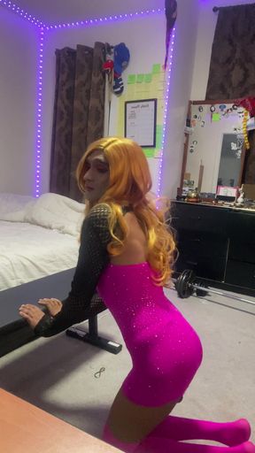 HOT INDIAN FEM BY BARBIE DOLL CROSSDRESSER BLONDE