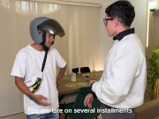 Cornudo me da a su mujer y la follo y luego lo besa con mi cum en su boca! Naty Delgado, Pipeboy