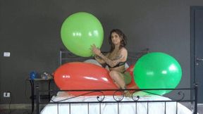 Eleonoire balloon humping huging sitting and popping