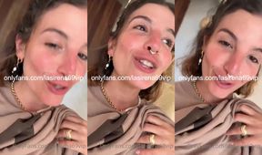 LaSirena Just Got Home From Vacation And Shows Off Her Tanned Breasts