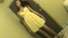 Made a great teaser video with brunette skinny prostitute