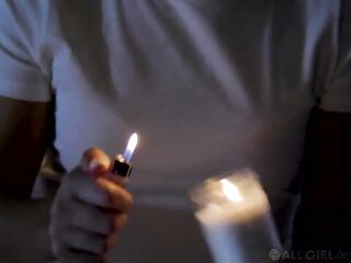 All Hotty Massage - Erotic Massage Turns Into Sexy Lesbo 69 with Georgia Jones and Candice Dare