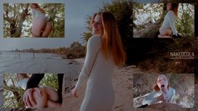 Follow me, fuck me right in the bushes, load on my face