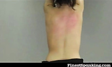 Blonde and brunette punished