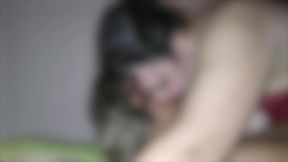 Filling the Married Wife's Pussy with Plenty of Cum and the Cuckold Licked It