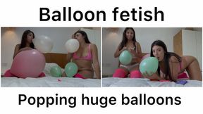 Balloon war with my friend