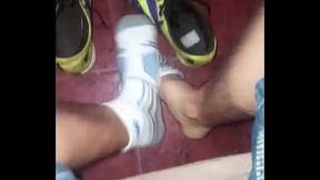 Mis nike hypervenom con calcetas