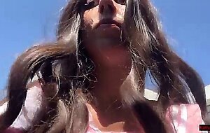 Cutie katty west gets three cocks in a gangbang and walks with cum on her face