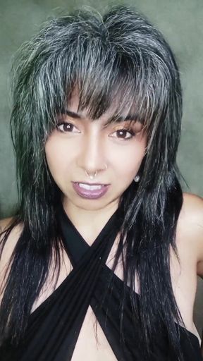 Sensual Black Suit Smoke Tease - Topless Seduction
