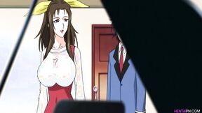Next door piano prof shows timid boy how to fuck - Hentai Uncensored