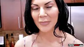 Step-mom with Huge Boobs toy fuck right in front of me