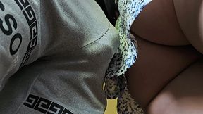 Stranger Cums Hard In Her Panties On Crowded Subway Rubdown. Strangers